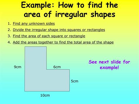 5, 1. . Area of irregular shapes